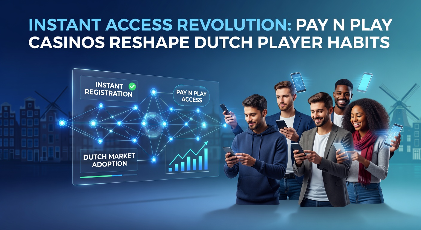 Schermafbeelding van een Pay N Play casino-interface met directe bankinlog en snelle spins op slots