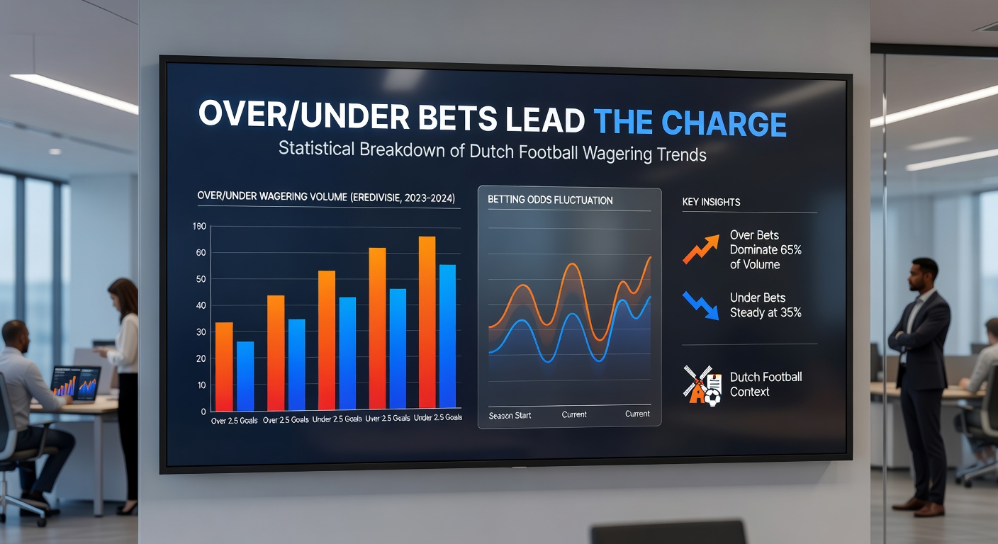 Analyse van goals per wedstrijd in Nederlandse leagues, met over/under lijnen en trends